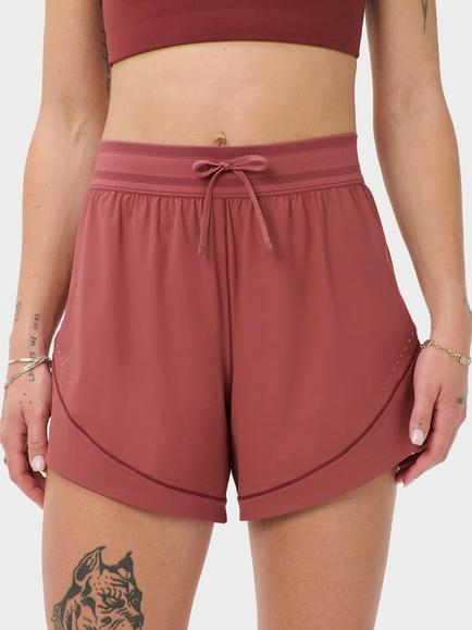 Sweaty Betty Runner's High Loose Shorts, Sienna Pink, Sienna Pink