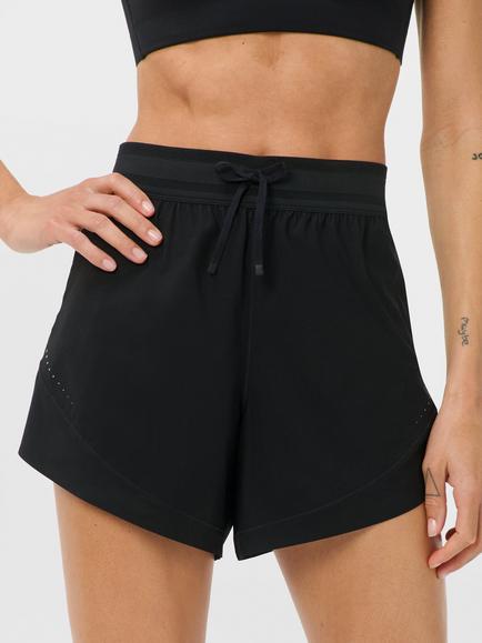 Sweaty Betty Runner's High Loose Shorts, Black, Black
