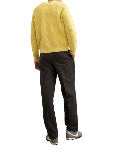 Topman Wide Leg Suit Trousers, Brown - view 2, Brown