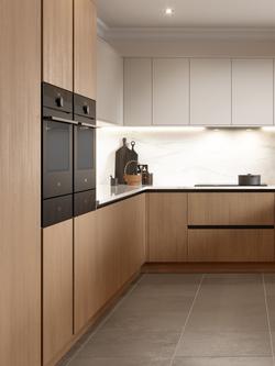 John Lewis Edition Seville Fitted Kitchen, Medium Oak