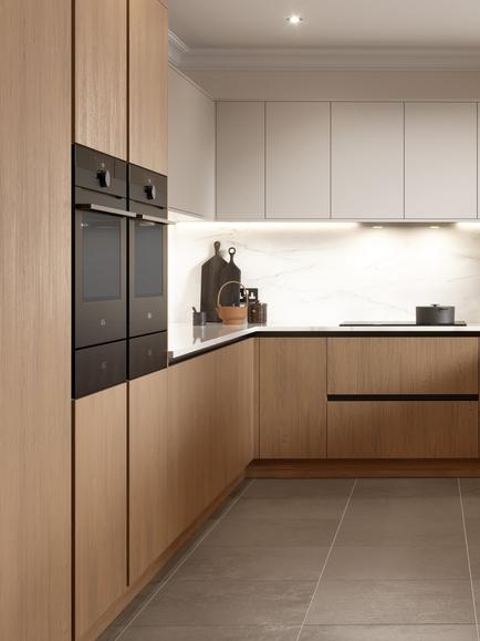 John Lewis Edition Seville Fitted Kitchen, Medium Oak