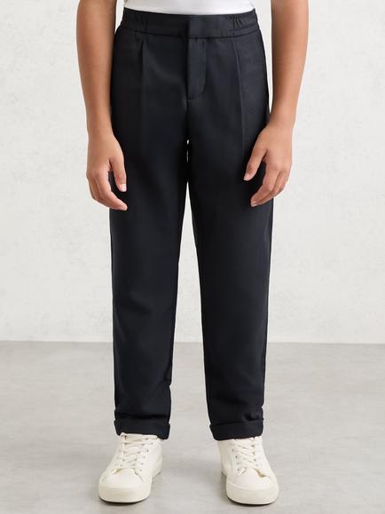 Reiss Kids' Brighton Tailored Trousers, Navy, Navy