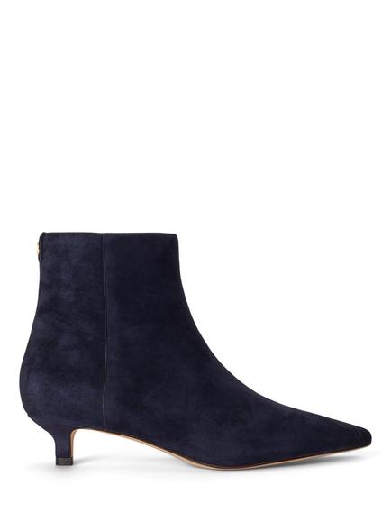 Lauren Ralph Lauren Francesca Suede Ankle Boots, Navy, Navy