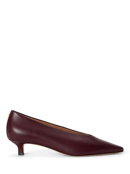 Lauren Ralph Lauren Francesca Nappa Leather Pumps, Garnet, Garnet