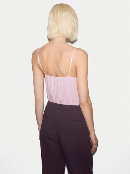 Jigsaw Modal Lace Camisole, Whisper Pink - view 2, Whisper Pink