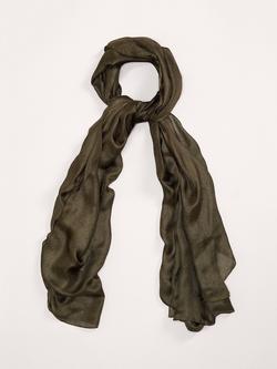Phase Eight Oversized Scarf, Dark Green, Dark Green