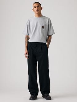 Levi's Pleated Work Chinos, Mineral Black Twill, Mineral Black Twill