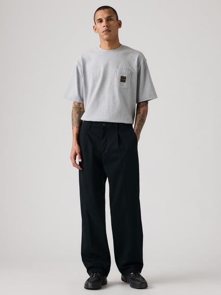 Levi's Pleated Work Chinos, Mineral Black Twill, Mineral Black Twill