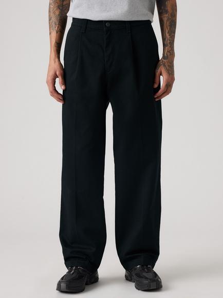Levi's Pleated Work Chinos, Mineral Black Twill - view 2, Mineral Black Twill