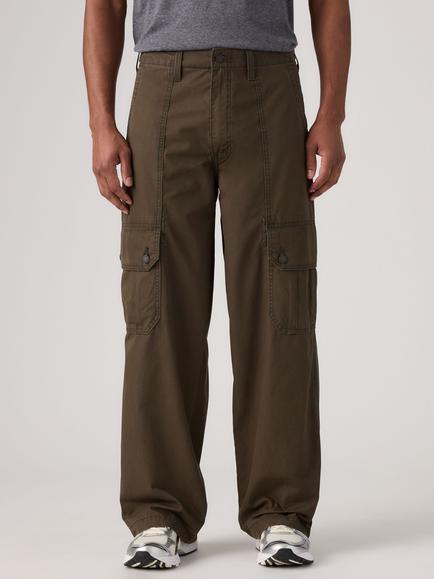 Levi's Extra Baggy Cargo Trousers, Komodo Green - view 2, Komodo Green