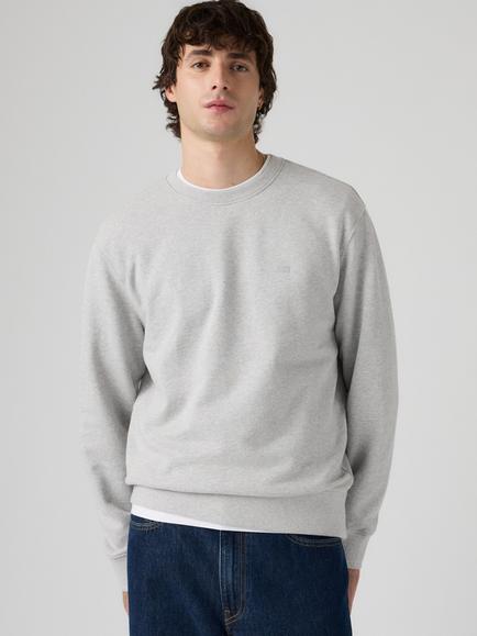Levi's The Original Housemark Crew Sweatshirt, Medium Vintage Grey, Medium Vintage Grey