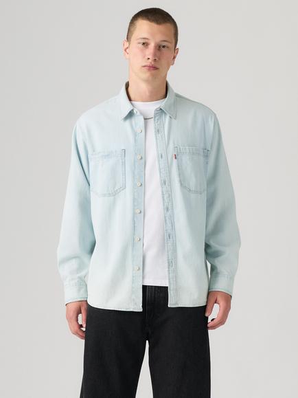 Levi's Mariposa Worker Denim Shirt, Luisa Light Wash, Luisa Light Wash