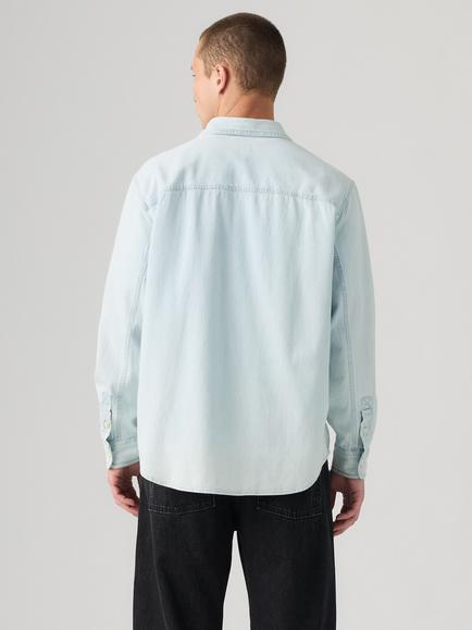 Levi's Mariposa Worker Denim Shirt, Luisa Light Wash - view 2, Luisa Light Wash