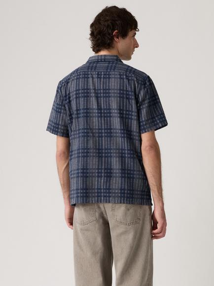 Levi's Sunset Camp Cotton Linen Blend Shirt, Zoe Plaid Dobby - view 2, Zoe Plaid Dobby