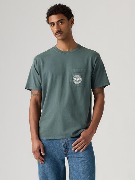 Levi's Vintage Graphic Crew Neck Cotton T-Shirt, Two Horse Brand Slt, Two Horse Brand Slt