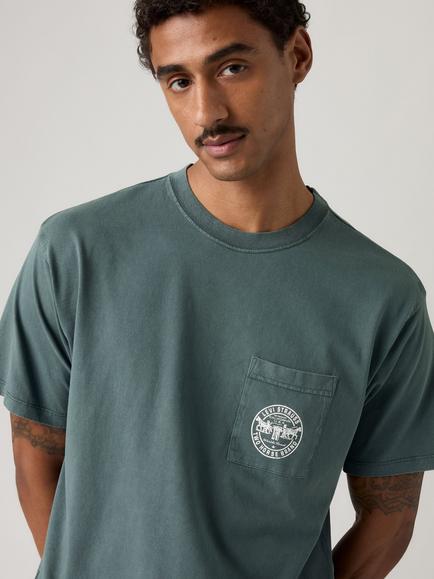 Levi's Vintage Graphic Crew Neck Cotton T-Shirt, Two Horse Brand Slt - view 2, Two Horse Brand Slt