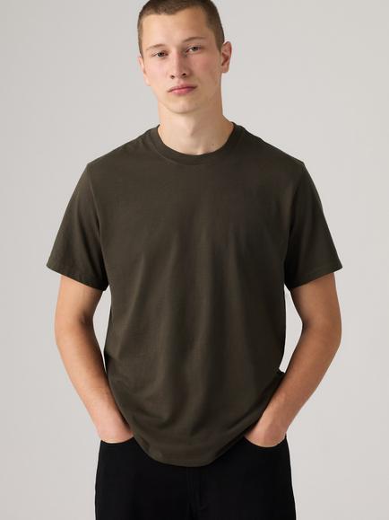 Levi's Essential Crew Neck Cotton T-Shirt, 1567 Coffee, 1567 Coffee