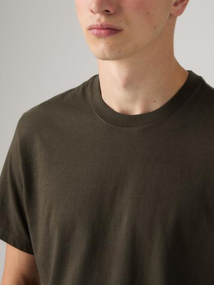 Levi's Essential Crew Neck Cotton T-Shirt, 1567 Coffee - view 2, 1567 Coffee