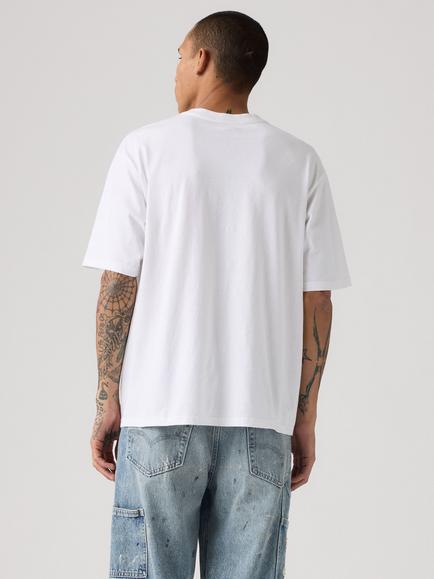 Levi's Workwear Graphic Crew Neck Cotton T-Shirt, Made For Workin - view 2, Made For Workin