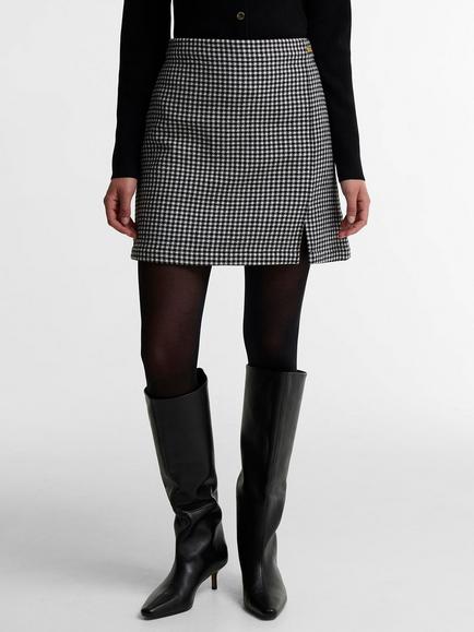 Barbour International Halina Gingham Mini Skirt, Multi, Multi
