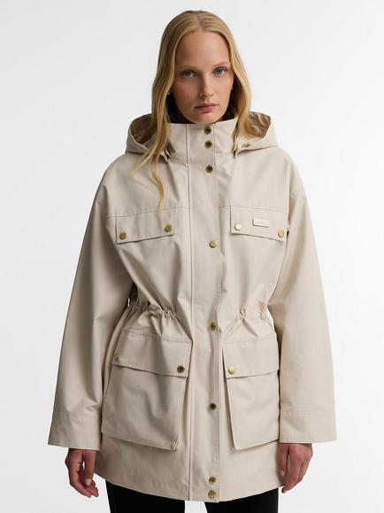 Barbour International Molina Showerproof Jacket, Moonbeam, Moonbeam