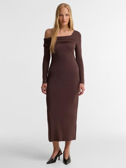 Barbour International Kemora Maxi Dress, Truffle, Truffle