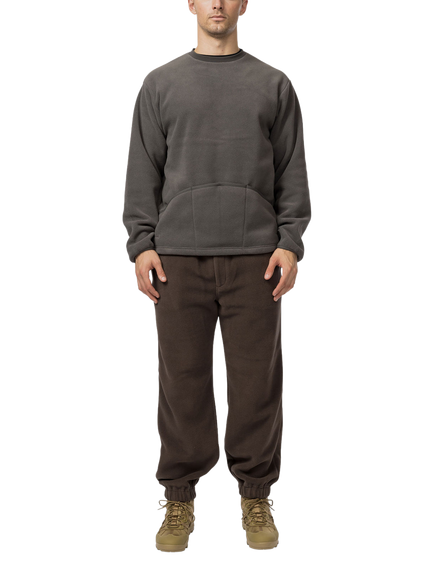Snow Peak Waffle Pullover, Charcoal, Charcoal