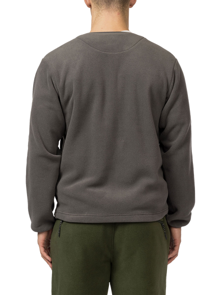 Snow Peak Fleece Cardigan, Charcoal - view 2, Charcoal