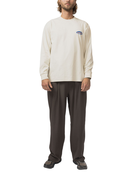 Snow Peak Campscape Graphic T-Shirt, Ivory, Ivory