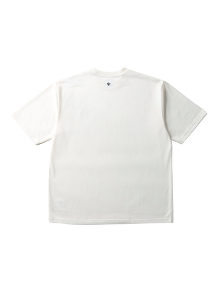 Snow Peak Crew Neck Logo T-Shirt, Off White - view 2, Off White
