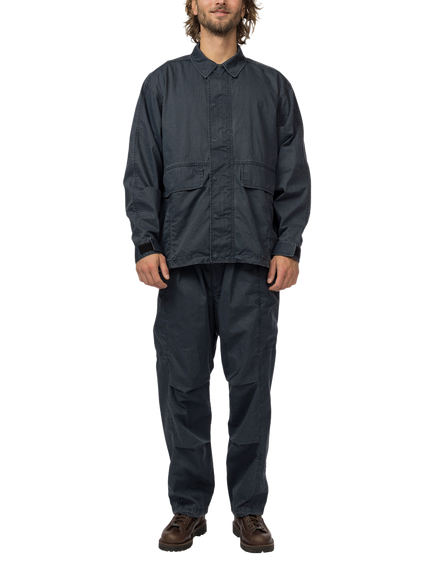 Snow Peak Pigment Cotton Rich Shirt, Navy, Navy