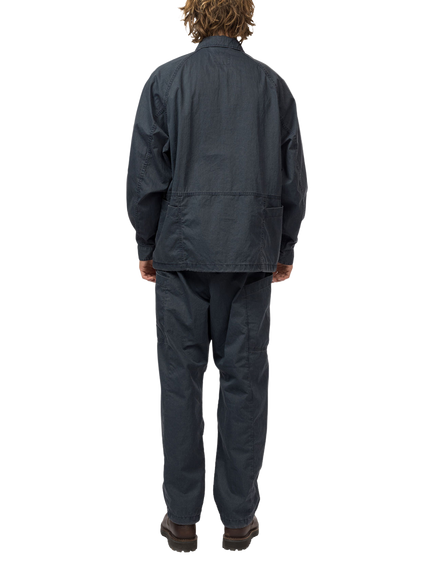Snow Peak Pigment Cotton Rich Shirt, Navy - view 2, Navy