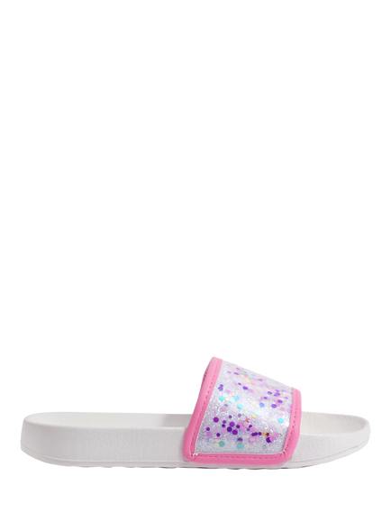 Angels by Accessorize Kids' Shaky Glitter Sliders, Multi, Multi