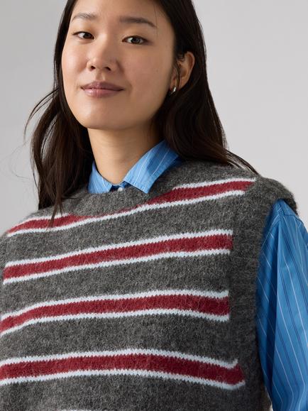 Levi's Alice Jumper Vest, Juli Stripe Grey - view 2, Juli Strp Gry