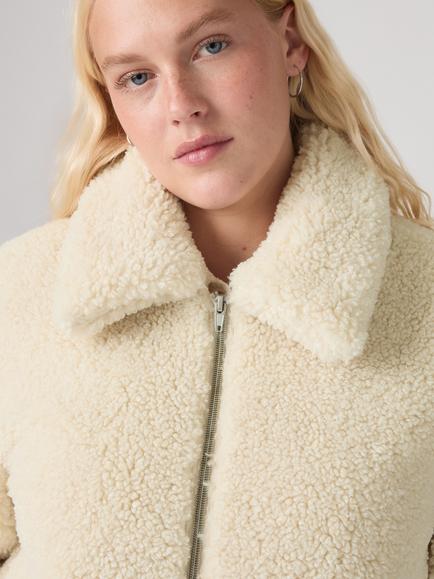 Levi's Daly Sherpa Jacket, White Swan - view 2, White Swan