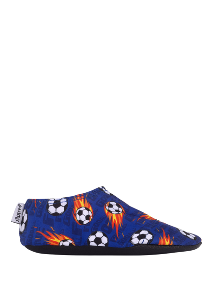 Slipfree Kids' Messi Football Print Shoes, Dark Blue Multi, Dark Blue Multi