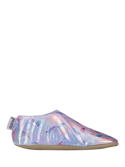 Slipfree Kids' Venice Mermaid Print Shoes, Pastel, Pastel