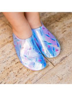 Slipfree Kids' Venice Mermaid Print Shoes, Pastel - view 2, Pastel