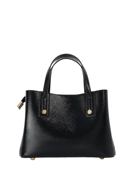 Dune London Dominantly Mini Tote Bag, Black - view 2, Black