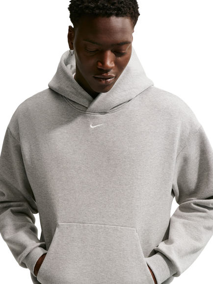 Nike PO Concept Cotton Blend Hoodie, Dk Grey Heather/Sail, Dk Grey Heather/Sail