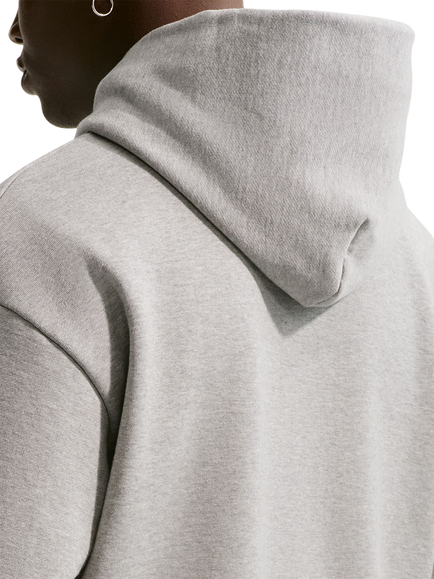 Nike PO Concept Cotton Blend Hoodie, Dk Grey Heather/Sail - view 2, Dk Grey Heather/Sail