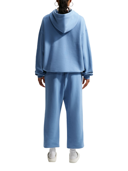 Nike Oversized Cotton Blend Hoodie, Work Blue/Sail - view 2, Work Blue/Sail