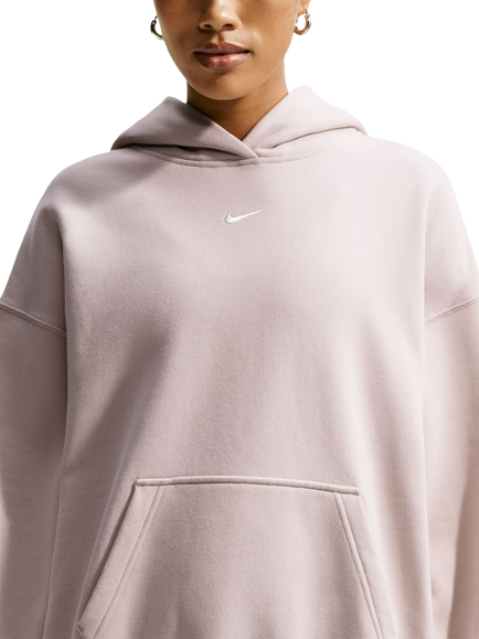 Nike Oversized Cotton Blend Hoodie, Cream Ii/Sail, Cream Ii/Sail