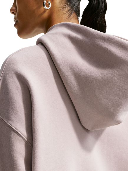 Nike Oversized Cotton Blend Hoodie, Cream Ii/Sail - view 2, Cream Ii/Sail
