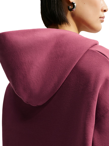 Nike Oversized Cotton Blend Hoodie, Pink Smoke/Sail - view 2, Pink Smoke/Sail