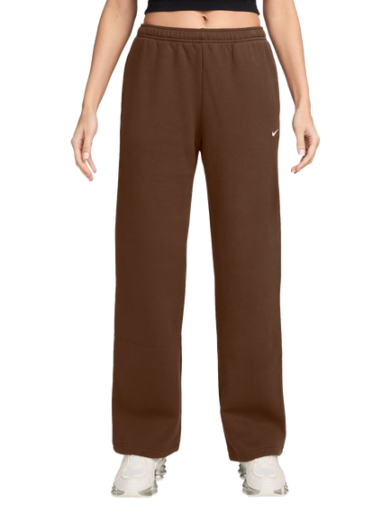 Nike OHEM Cotton Rich Women's Joggers, Cacao Wow/Sail, Cacao Wow/Sail