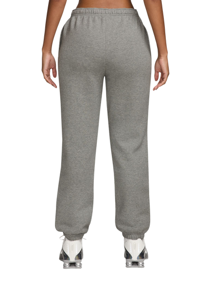 Nike Cuffed Cotton Blend Joggers, Dk Grey Heather/Sail - view 2, Dk Grey Heather/Sail