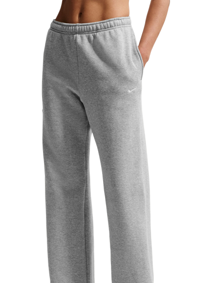 Nike OHEM Cotton Rich Women's Joggers, Dk Grey Heather/Sail, Dk Grey Heather/Sail