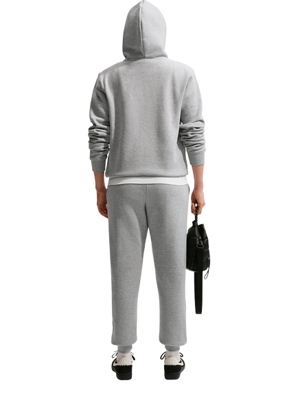 Nike Zip Front Cotton Blend Hoodie, Dk Grey Heather/Sail - view 2, Dk Grey Heather/Sail