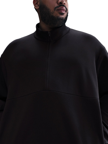 Nike 24.7 ImpossiblySoft Dri-FIT Half Zip Top, Black/Dk Smoke Grey - view 2, Black/Dk Smoke Grey